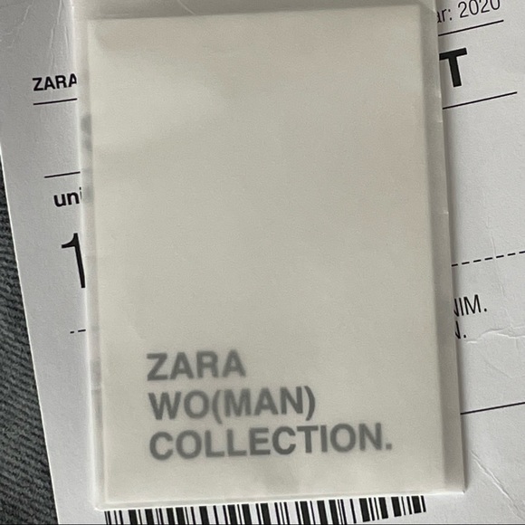 ZARA NWT WO(MAN) COLLECTION UNIT 03 MARBLE GREY STRAIGHT LEG JEANS 2 - Picture 7 of 14